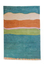 Stitched and Striped Hand Tufted Wool Rug by JUBI - Sumiye Co