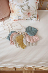 Leaves Garland Linen “Summer” | Nursery & Kids Room Decor - Sumiye Co