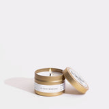 Sunday Morning Gold Travel Candle by Brooklyn Candle Studio - Sumiye Co