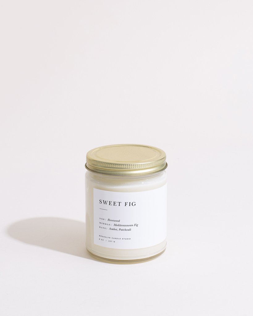 Sweet Fig Minimalist Candle by Brooklyn Candle Studio - Sumiye Co