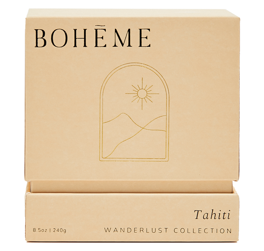 Tahiti Scented Candle by Boheme Fragrances - Sumiye Co