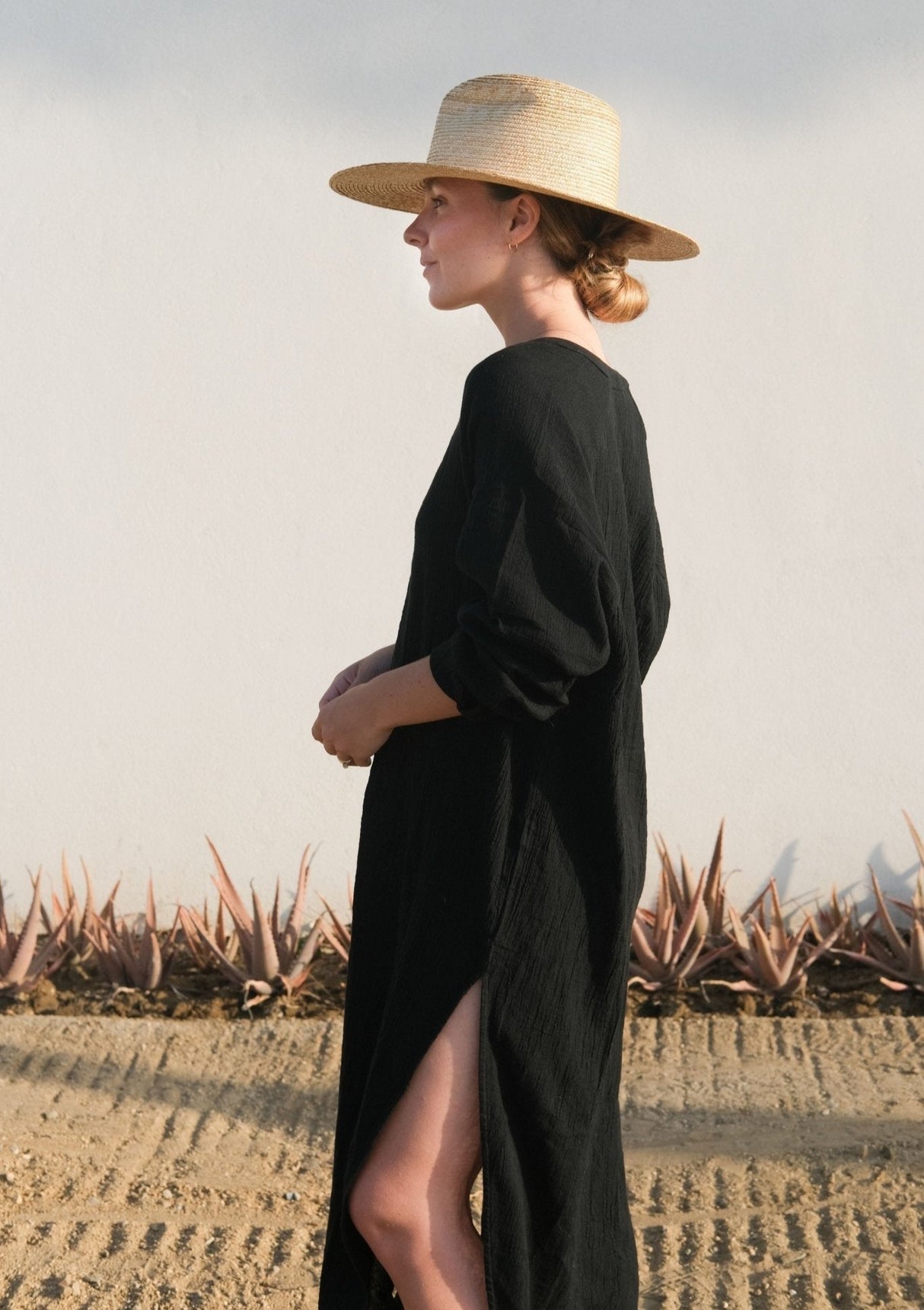 Terra Shirt Dress - Black