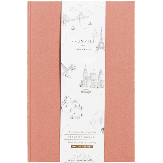 Travel Journals - Dusty Rose by Promptly Journals