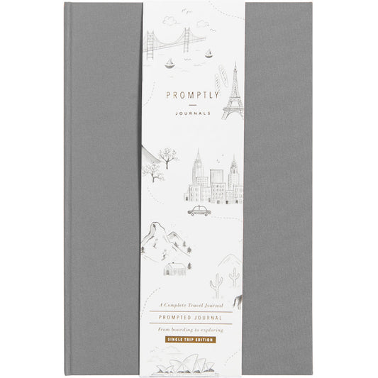 Travel Journals - Grey by Promptly Journals