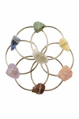 Tuning Fork & Chakra Crystal Grid Instrument Set for Sound Healing