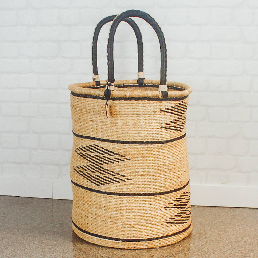 Bolga Baskets Laundry Hamper | Ghana - Sumiye Co