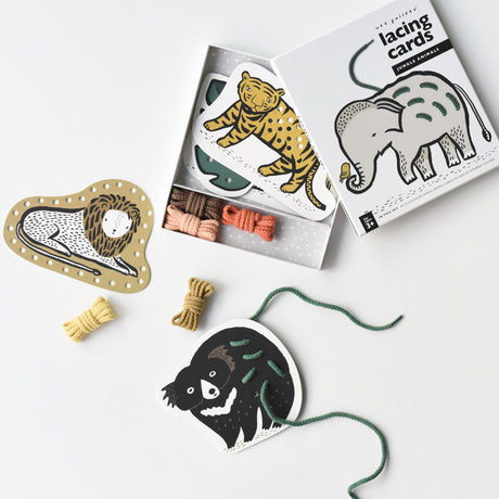 Lacing Cards - Jungle Animals - Sumiye Co