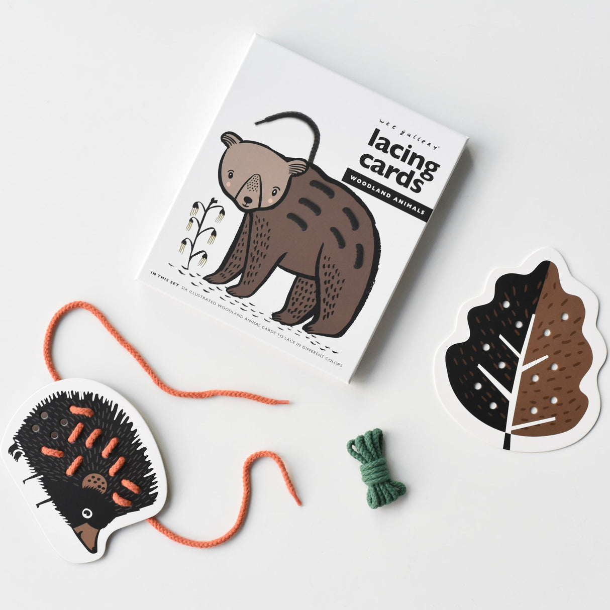 Lacing Cards - Woodland Animals - Sumiye Co