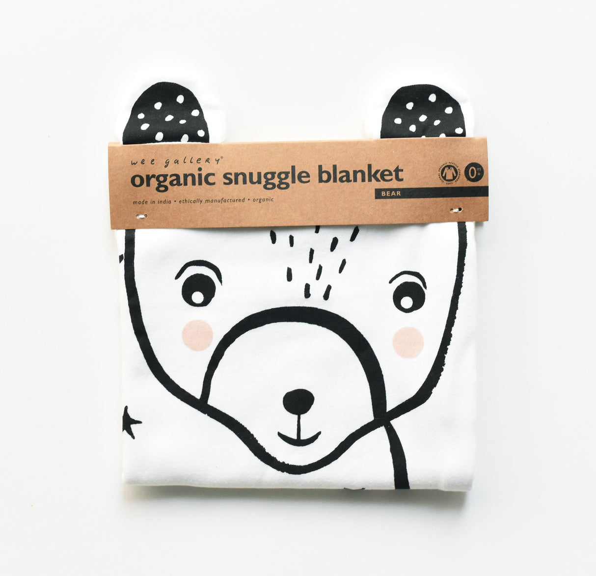 Organic Snuggle Blanket - Bear - Sumiye Co