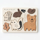 Wooden Tray Puzzle - Woodland Animals - 2nd Edition - Sumiye Co