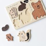 Wooden Tray Puzzle - Woodland Animals - 2nd Edition - Sumiye Co