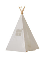 Teepee Tent “Snow White” + "White and Grey" Leaf Mat Set - Sumiye Co