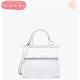 The Kids Mini - White Croc | Designer Lunch Bags & Totes