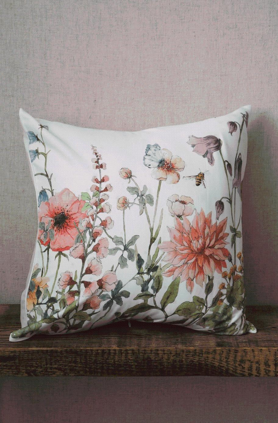 Throw Pillow “Wildflowers”  | Kids Room & Nursery Decor - Sumiye Co