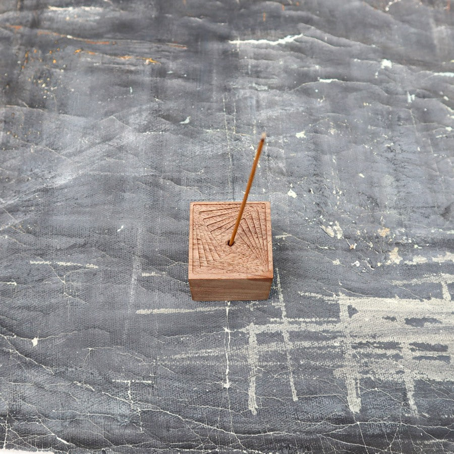 Patterns of Peace - Wooden Essential Oil Diffuser | Incense Holder-4