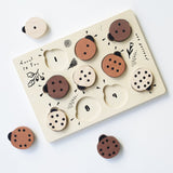 Wooden Tray Puzzle - Count to 10 Ladybugs - Sumiye Co