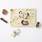 Wooden Tray Puzzle - Bugs - Sumiye Co