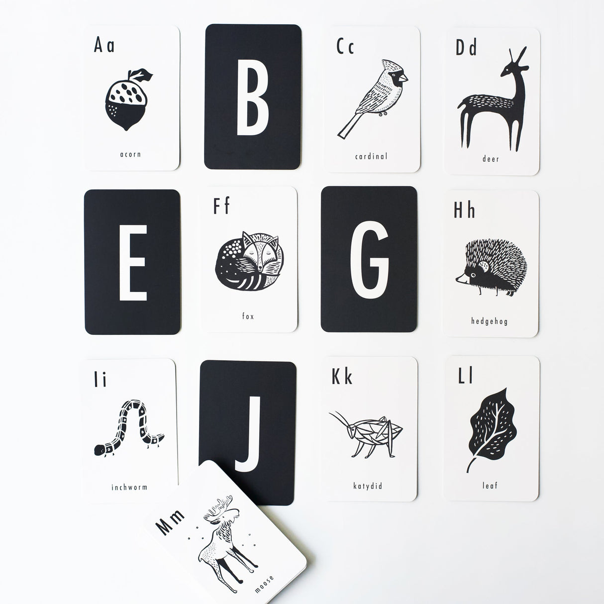 Woodland Alphabet Cards - Sumiye Co