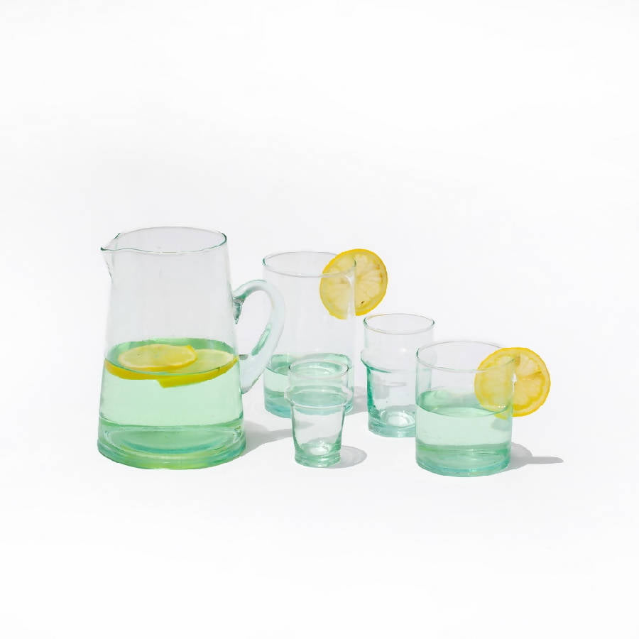 Beldi Recycled Glass (Set of 4) - Morocco - Sumiye Co