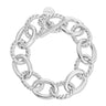 Xl Alternating Twisted Link Toggle Bracelet - Sumiye Co