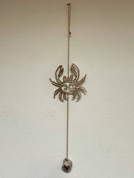 Zodiac Silhouette and Crystal Wall Hanging - Sumiye Co