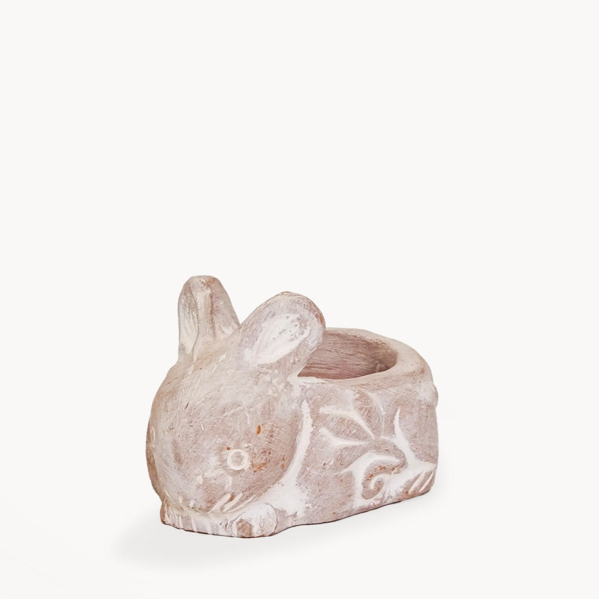 Tea Light Candle Holder | Terracotta Rabbit-0