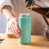 Ceramic Travel Tumbler | The Miracle (12 oz ) -11