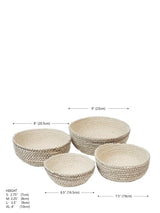 Amari  Round Bowl - Brown (Set of 4) KORISSA