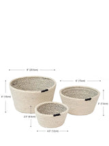 Amari Bowl - Black (Set of 3) KORISSA