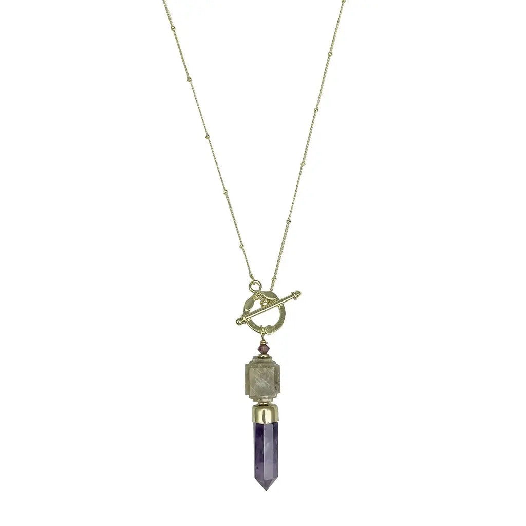 Amethyst Crystal Necklace