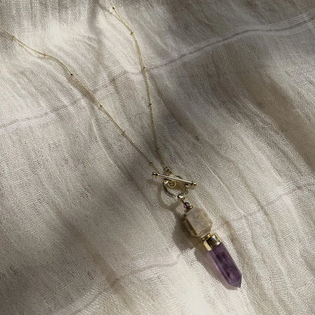 Amethyst Crystal Necklace