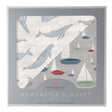 Baby Blanket | Bamboo Muslin - Blue Whales & Sailboats Newcastle Classics