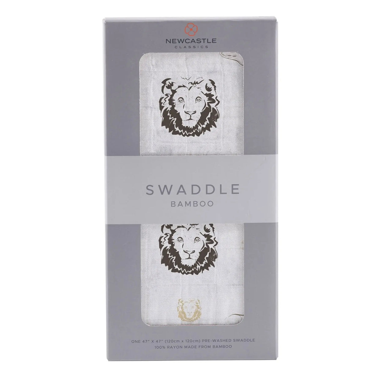 Baby Swaddle | Bamboo Muslin - Lion Newcastle Classics