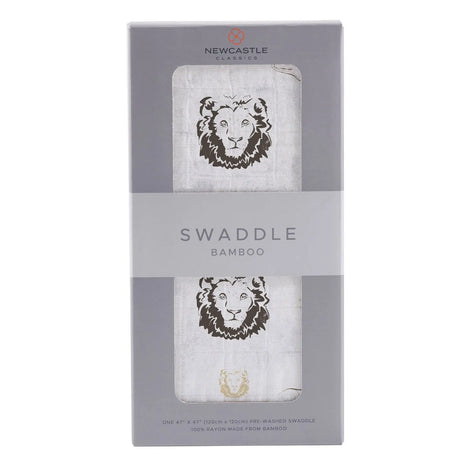 Baby Swaddle | Bamboo Muslin - Lion Newcastle Classics