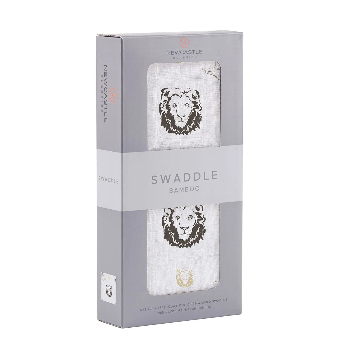 Baby Swaddle | Bamboo Muslin - Lion Newcastle Classics