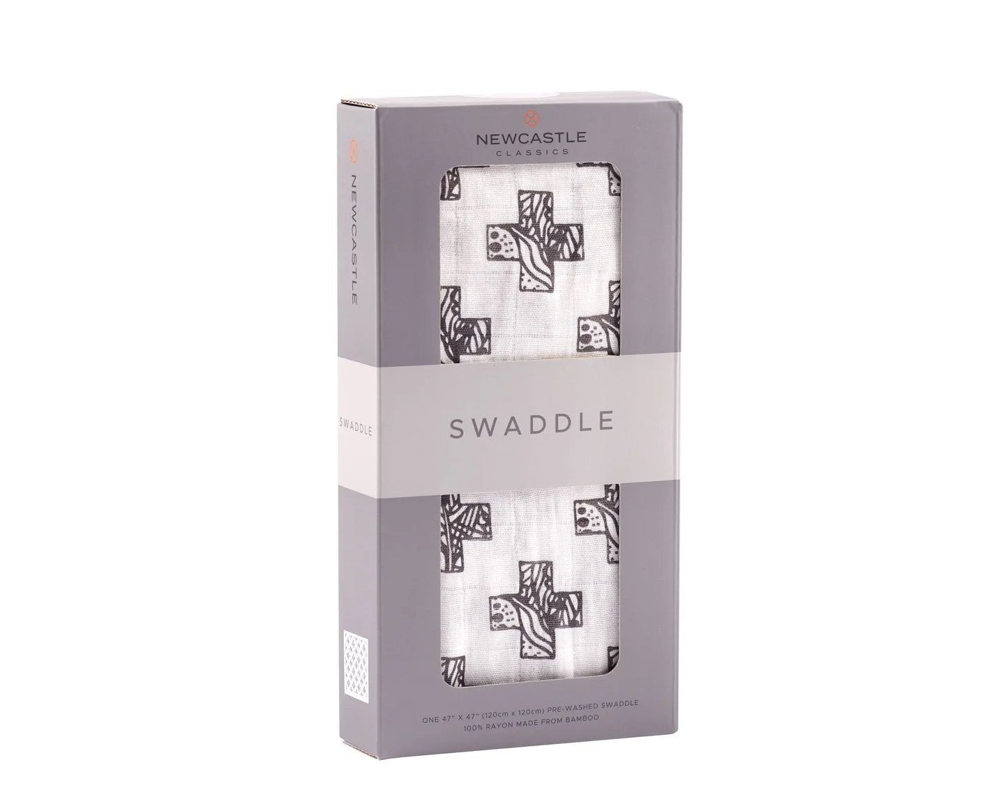 Baby Swaddle | Bamboo Muslin - Nordic Stamp Newcastle Classics