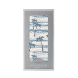 Baby Swaddle | Bamboo Muslin - Ocean Palm Trees Newcastle Classics