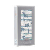 Baby Swaddle | Bamboo Muslin - Ocean Palm Trees Newcastle Classics