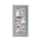 Baby Swaddle | Bamboo Muslin - Sailboats Newcastle Classics