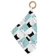 Baby Teether | Bamboo Muslin - Peek-A-Boo Cats Newcastle Classics