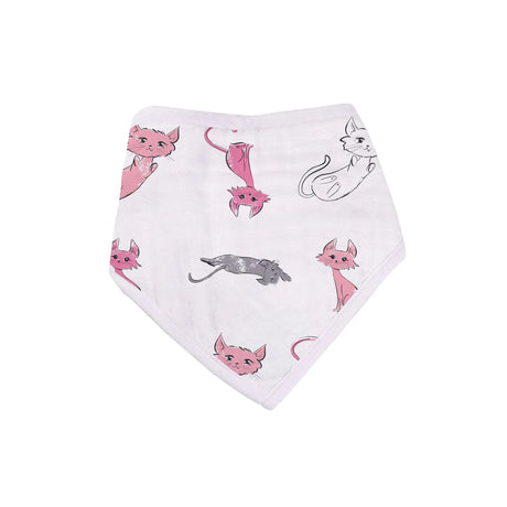 Bandana Bib 4PK | Bamboo Muslin - Dandelions Newcastle Classics