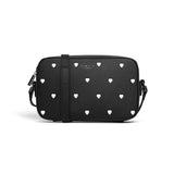 Heart Studded Black Bag | Vegan leather-0