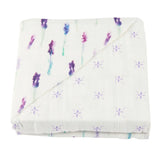 Blanket | Bamboo Muslin - Lavender Flower Newcastle Classics