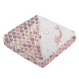 Blanket | Bamboo Muslin - Mermaids & Pink Scales Newcastle Classics