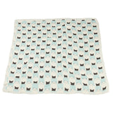 Blanket | Bamboo Muslin - Peek-A-Boo Cats & White Newcastle Classics