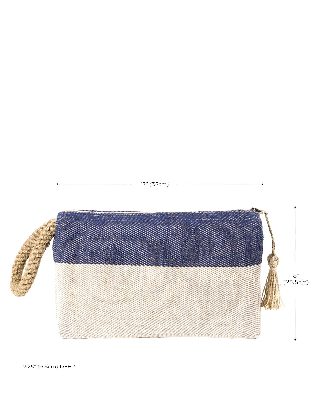 Block A Clutch - Blue | Artisan Handmade KORISSA