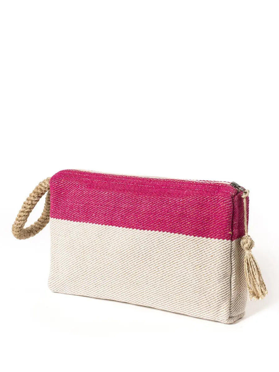 Block A Clutch - Pink | Artisan Handmade KORISSA