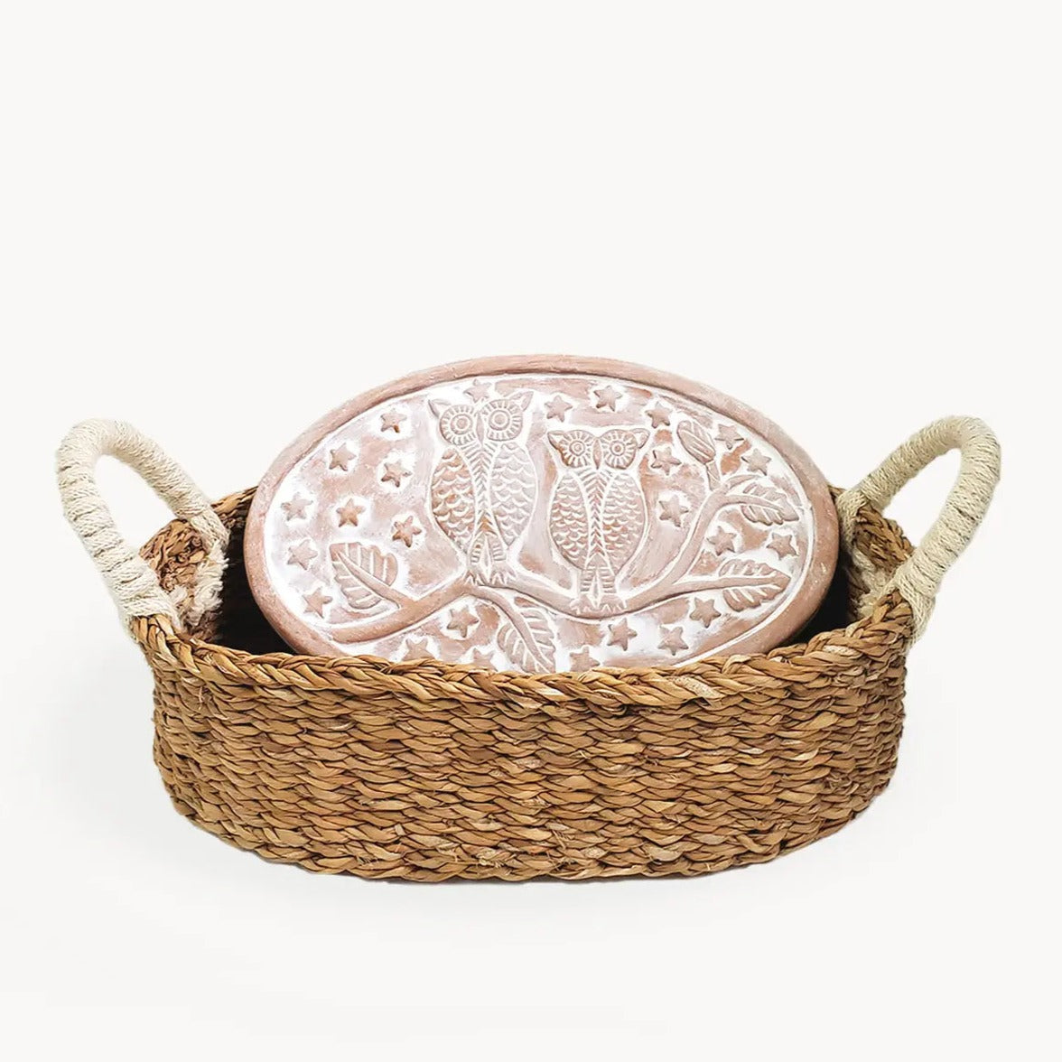 Bread Warmer & Basket - Owl Oval KORISSA