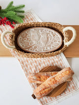 Bread Warmer & Basket - Owl Oval KORISSA