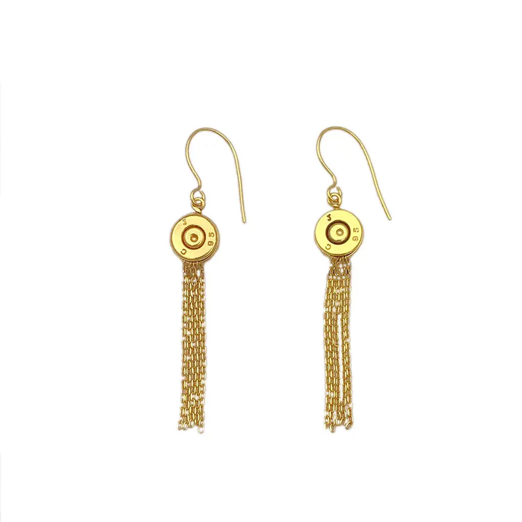 Bullet Tassel Earrings | Artisan Made Cambodian Artisans